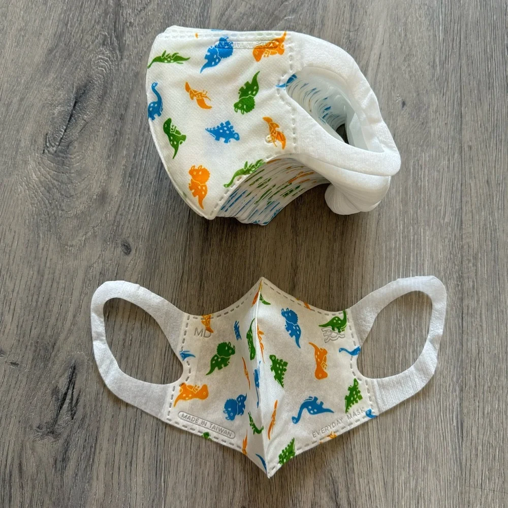 Dinosaur Print Disposable Children’s Face Masks (50pcs)